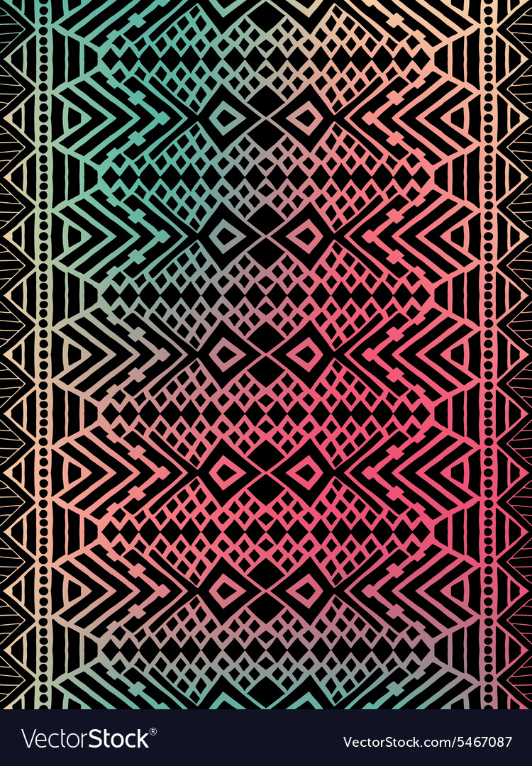 Aztec tribal mexikanische Muster