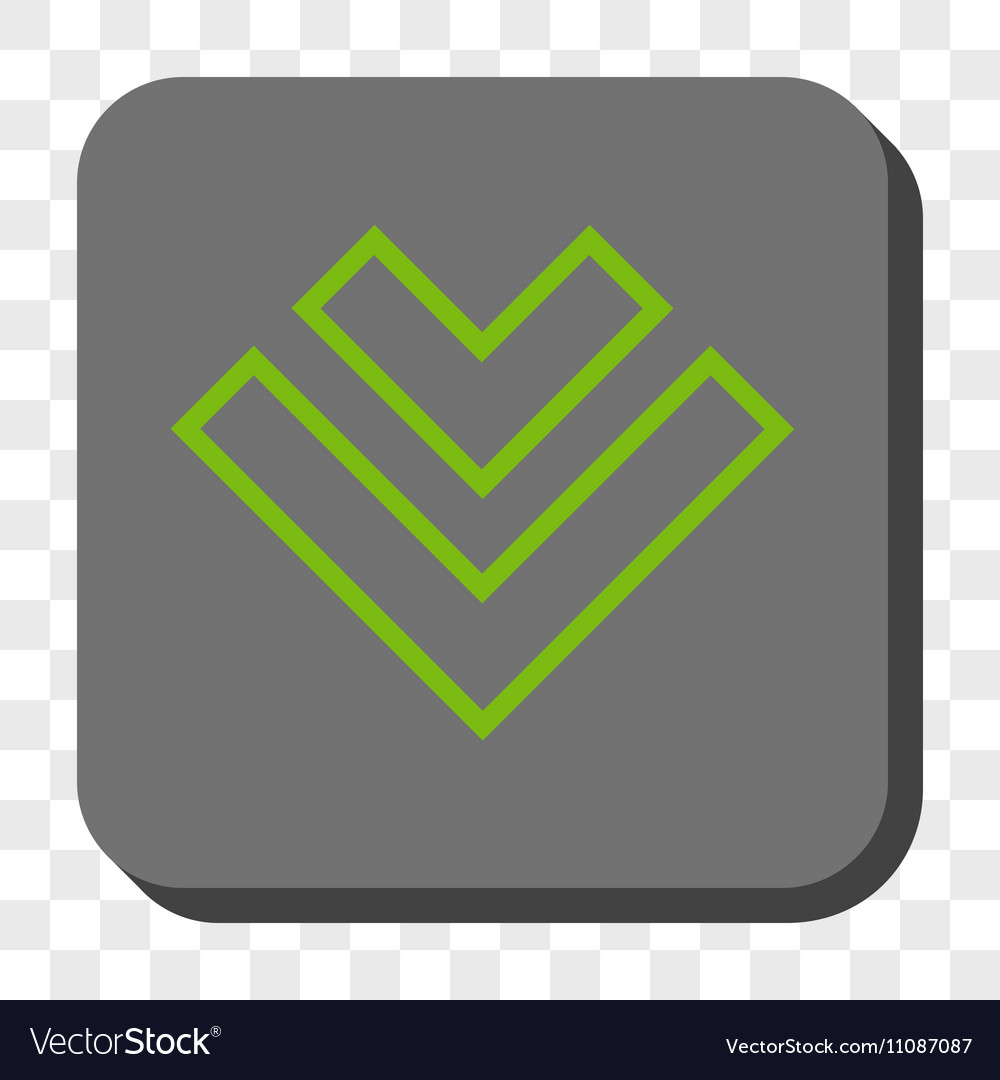 Direction down rounded square button