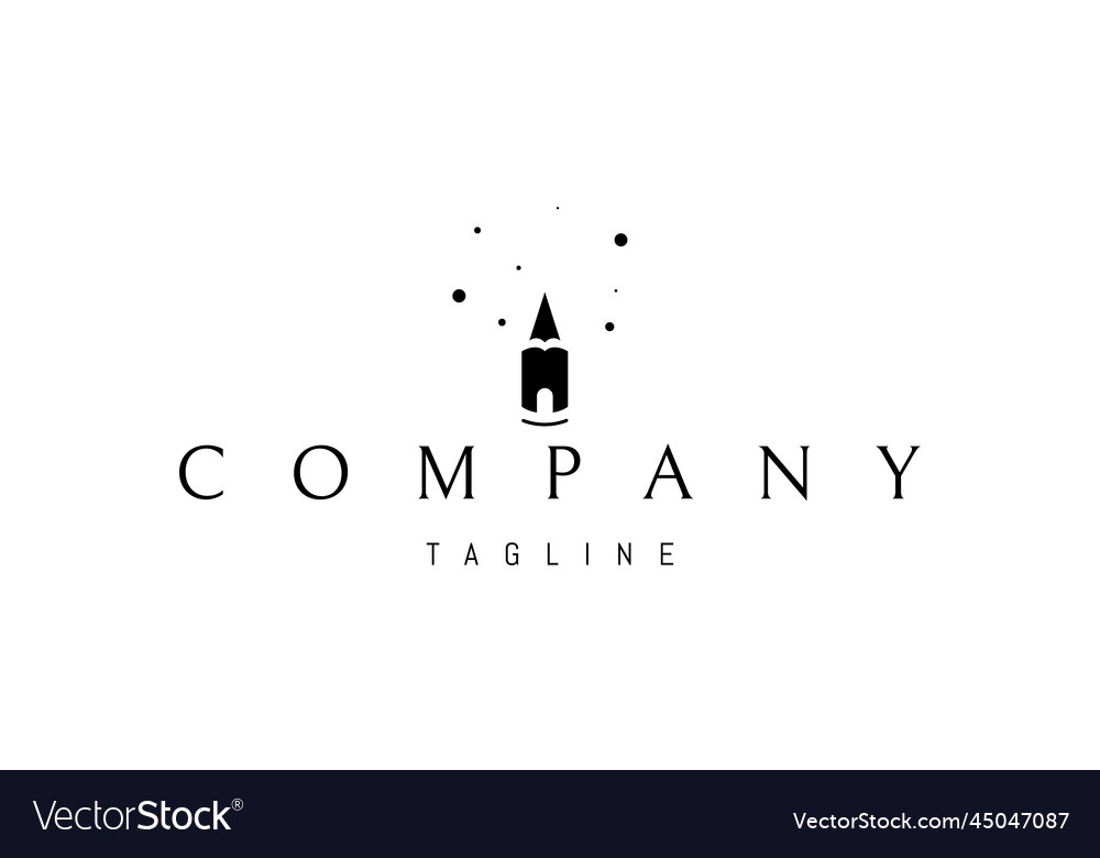 Logo on which an abstract image of a tower