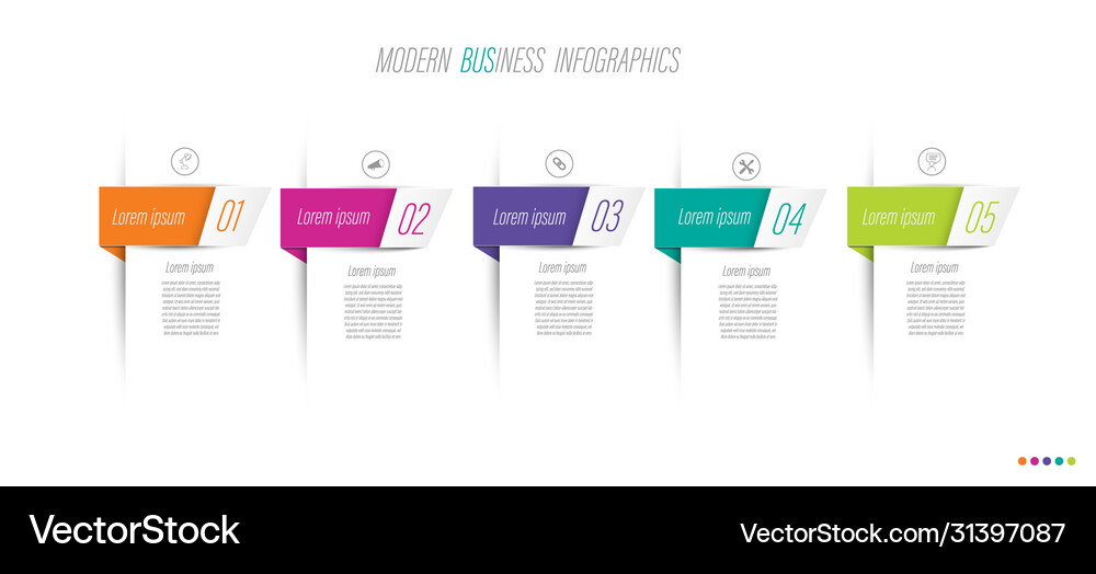 Nomal chart landscape Royalty Free Vector Image