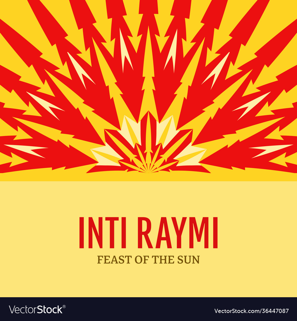 Poster for ancient pagan festival inti raymi