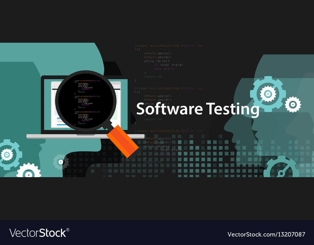 Software testing looking closer close-up