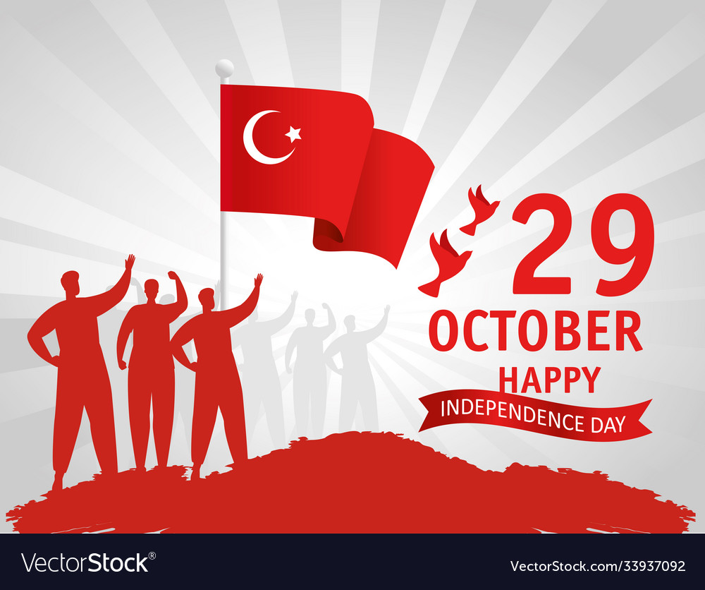 29 october republic day turkey and group people