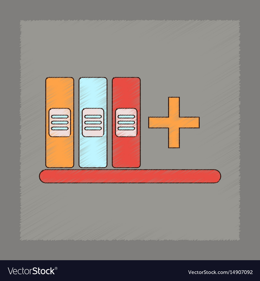 Flat shading style icon shelf folder
