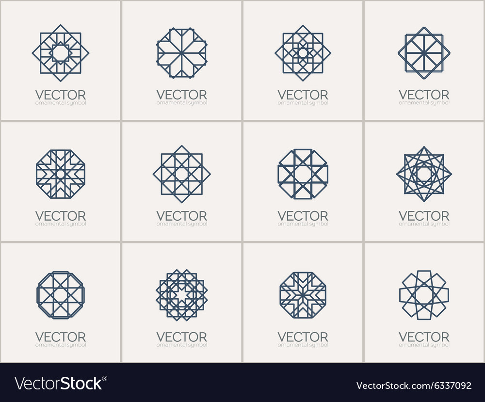 Geometric symbols