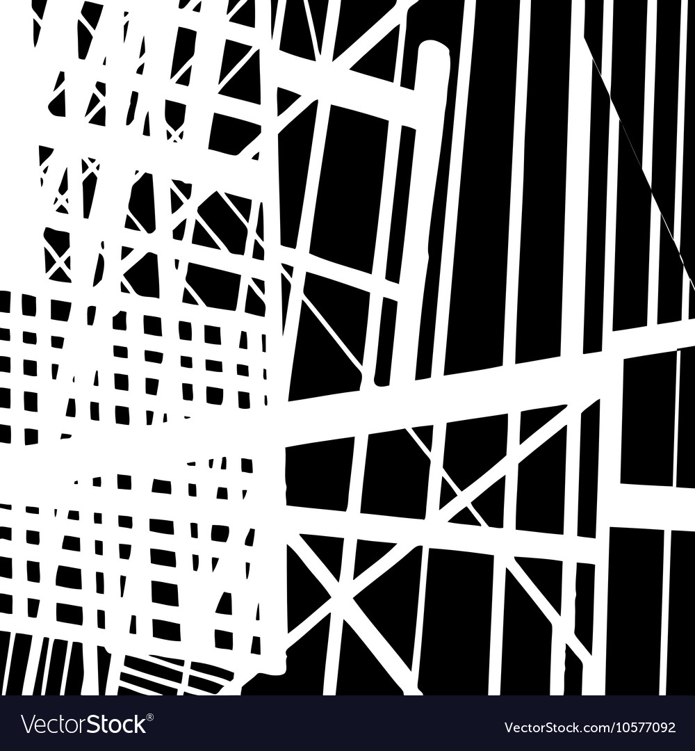 Hand-drawn seamless pattern with abstract