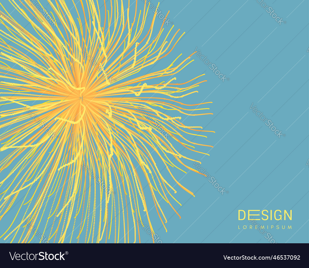 Point explode array with dynamic emitted vector image Point explode array with dynamic emitted