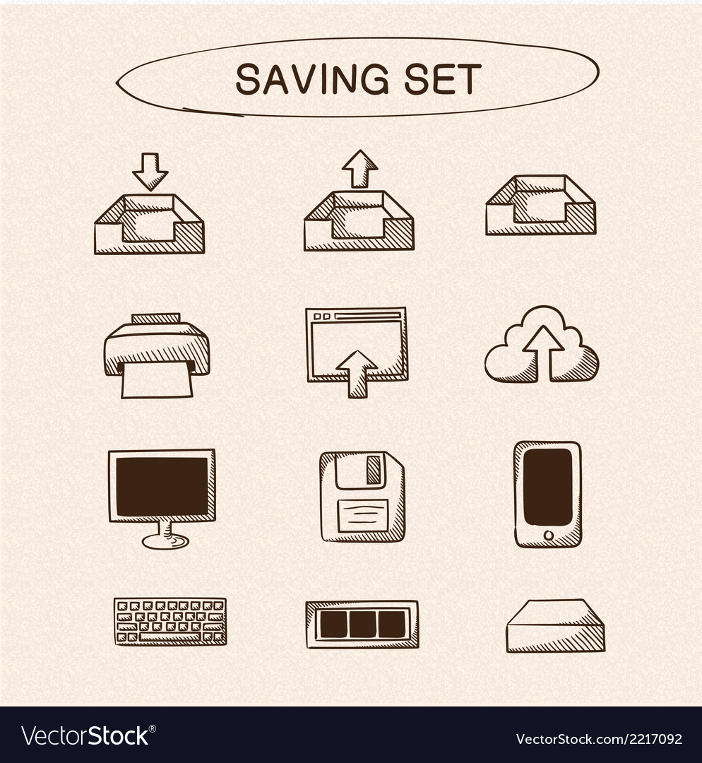Save and store data symbols set
