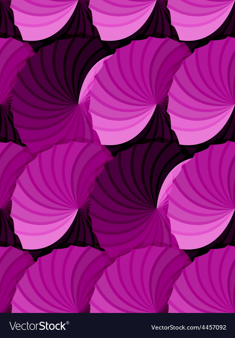 Seamless pink gradient rosettes pattern