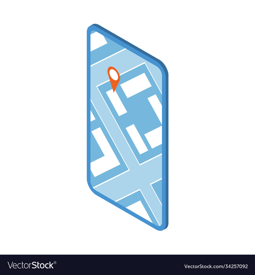 Smartphone with search map