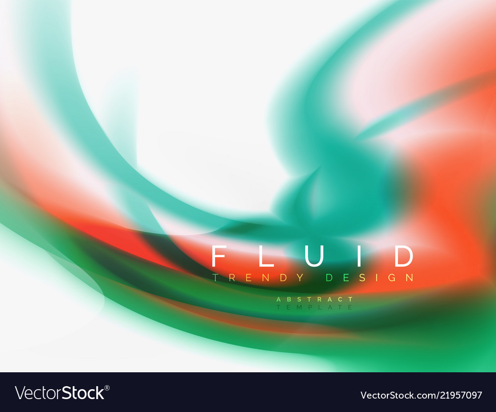 Background abstract color flow liquid design Vector Image Background abstract color flow liquid design