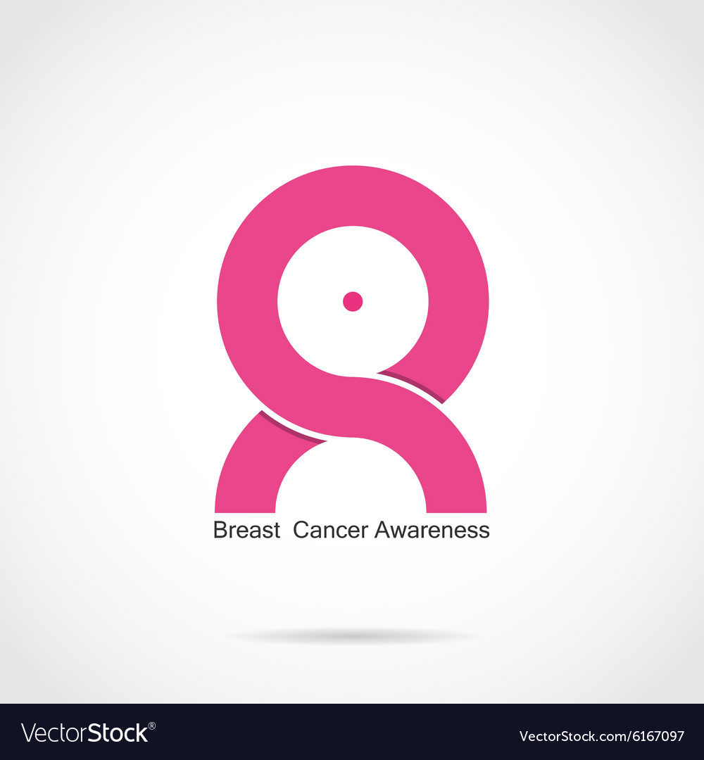 Breast Cancer Awareness Logo Design Royalty Free Vector 4010