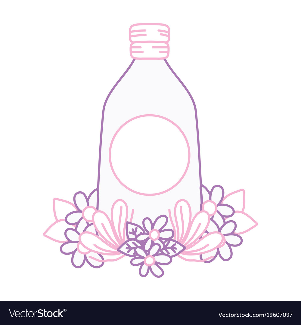 Farblinie Maurerglas mit Aufkleber und Blumen