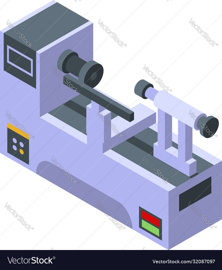 Drilling laicon isometric style Royalty Free Vector Image