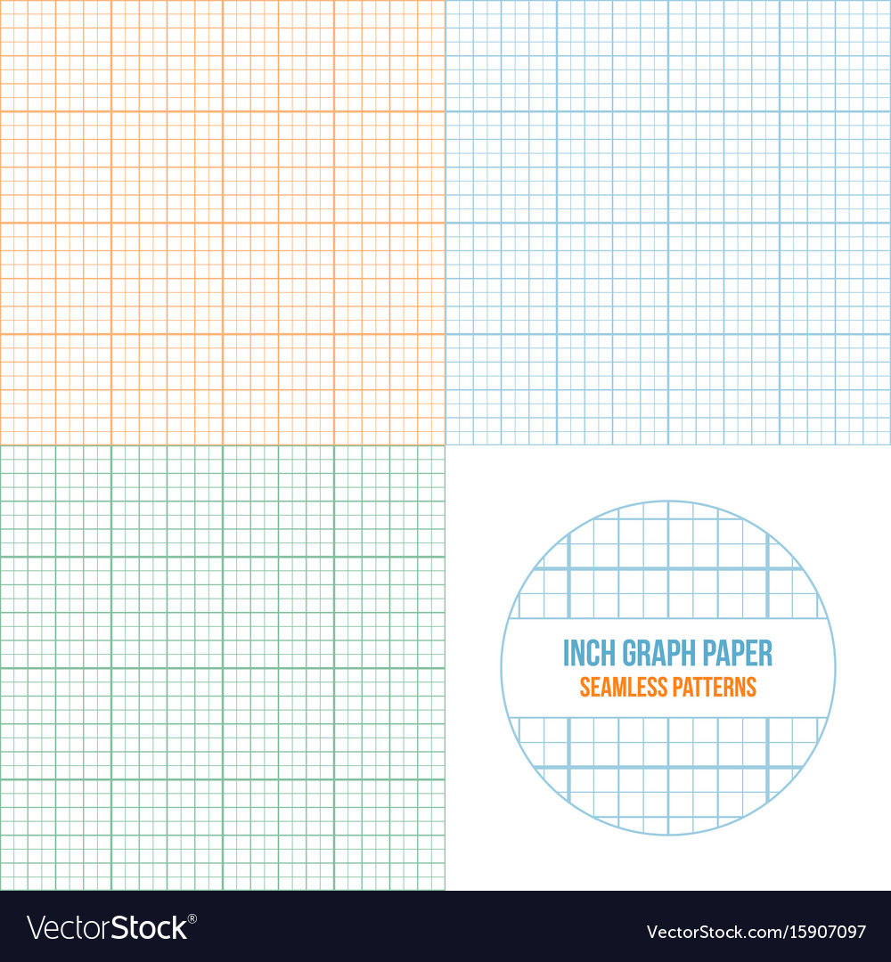 Graph Paper Patterns - Seamless Grid