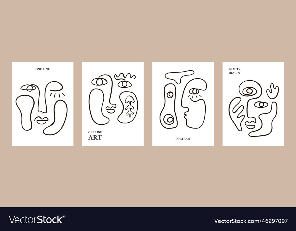 Minimal abstract backgrounds with one line faces
