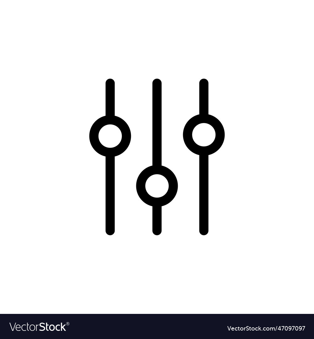 Setting icon cog settings symbol vector image Setting icon cog settings symbol