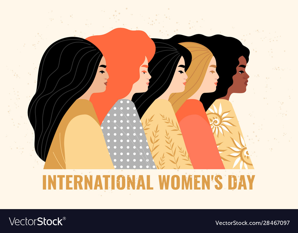 Women different nationalities Royalty Free Vector Image