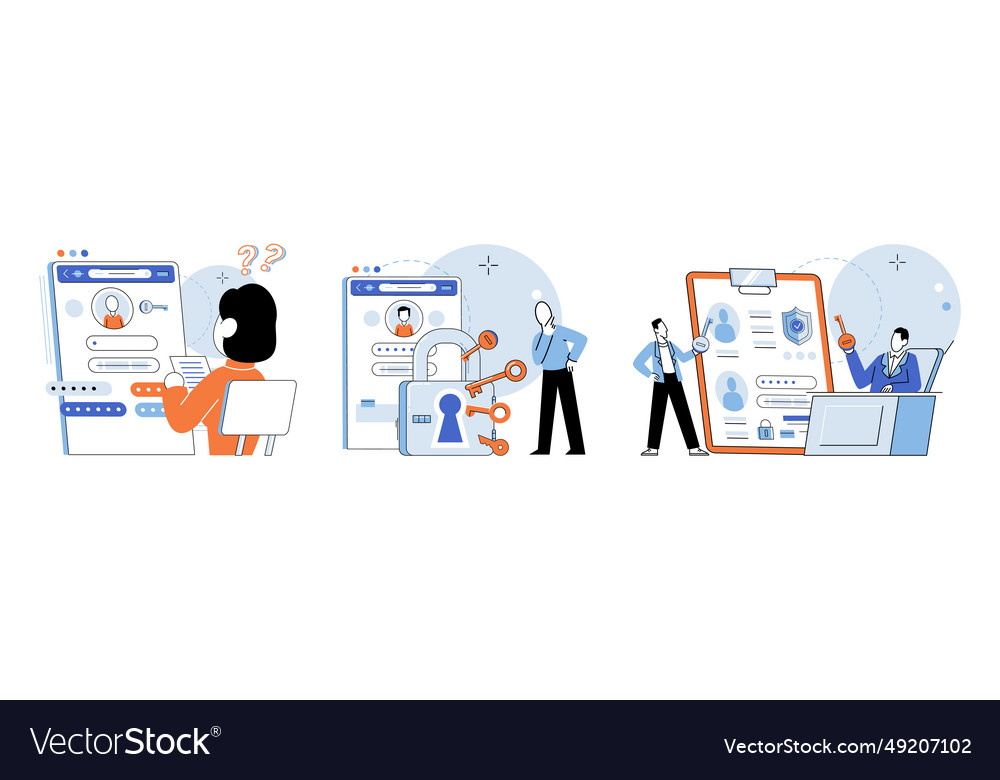 Account login designing intuitive user interface