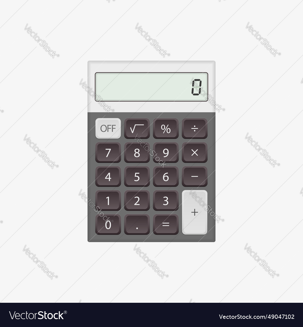 Basic calculator with null number