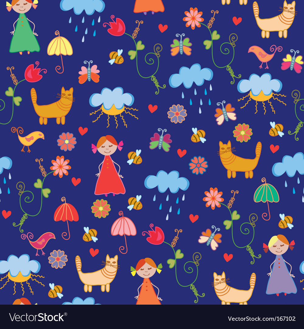 Charming Spring Floral Pattern