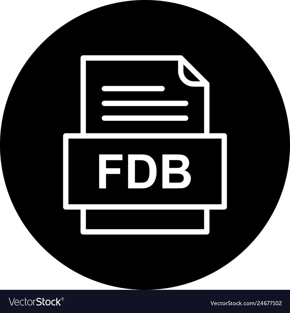 Fdb file document icon