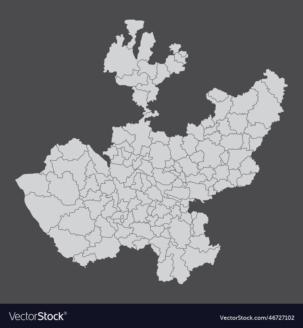 Jalisco administrative map