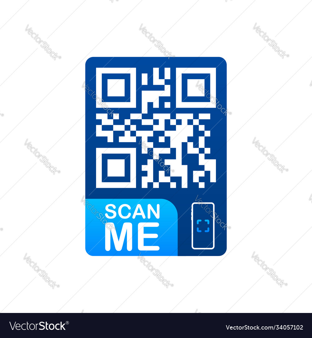 QR Code Scan Me Smartphone