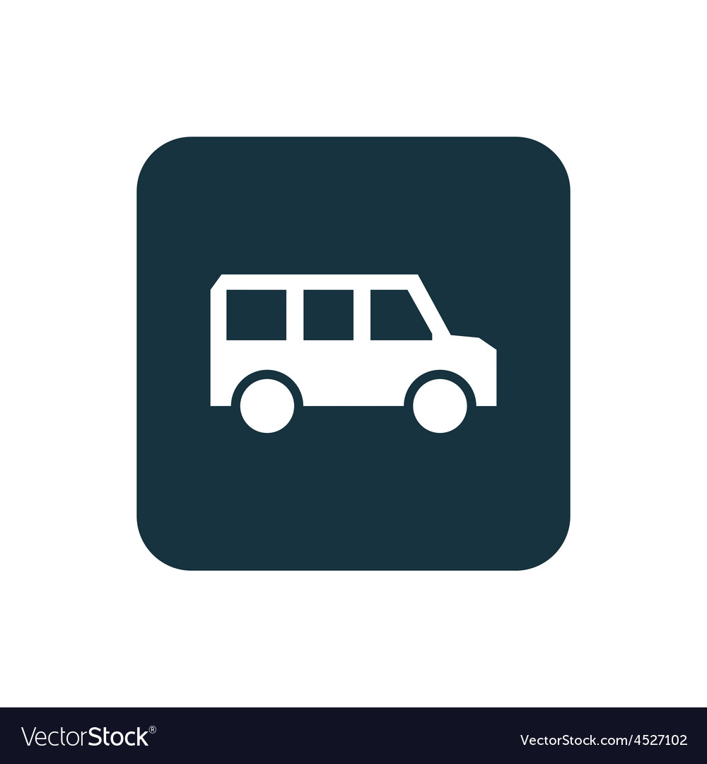 Rounded School Bus Icon