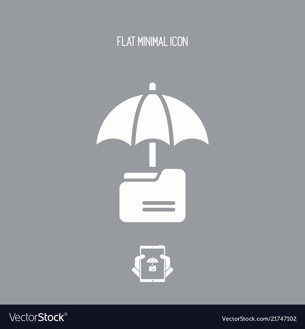 Secure folder - minimal icon
