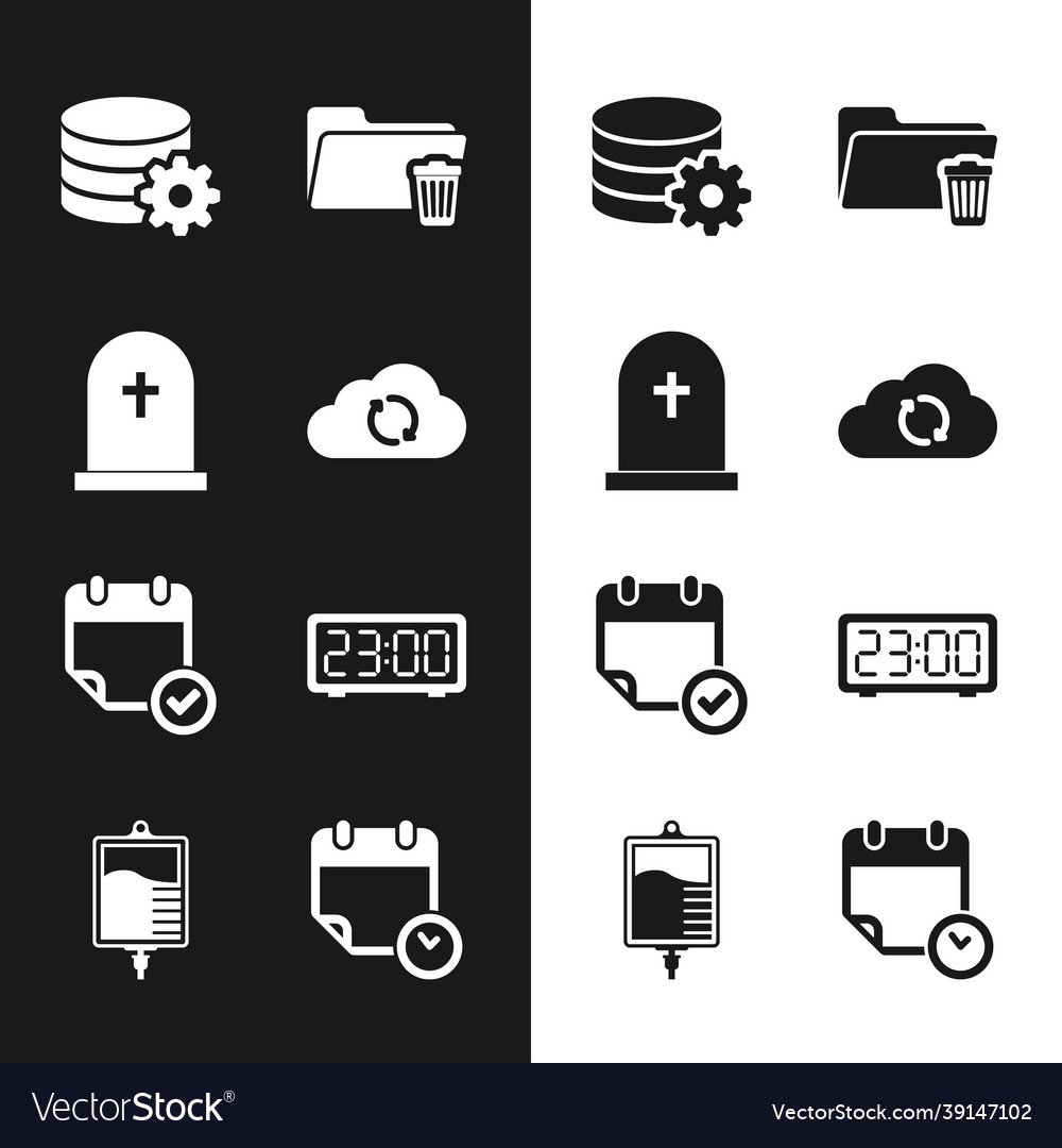 Set cloud sync refresh tombstone with cross vector image Set cloud sync refresh tombstone with cross