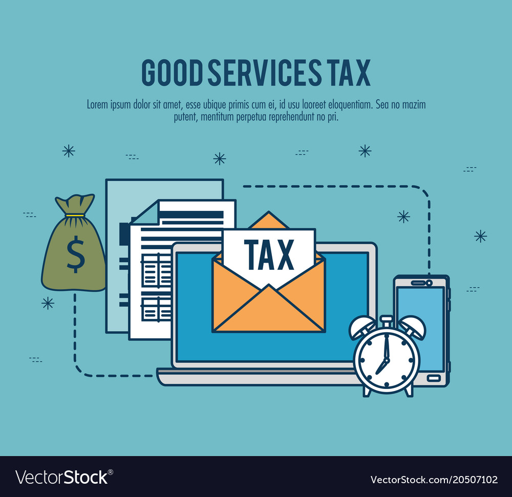 Tax day time set icons