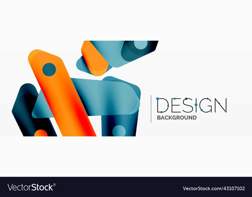 Tech minimal geometric wallpaper creative Vector Image