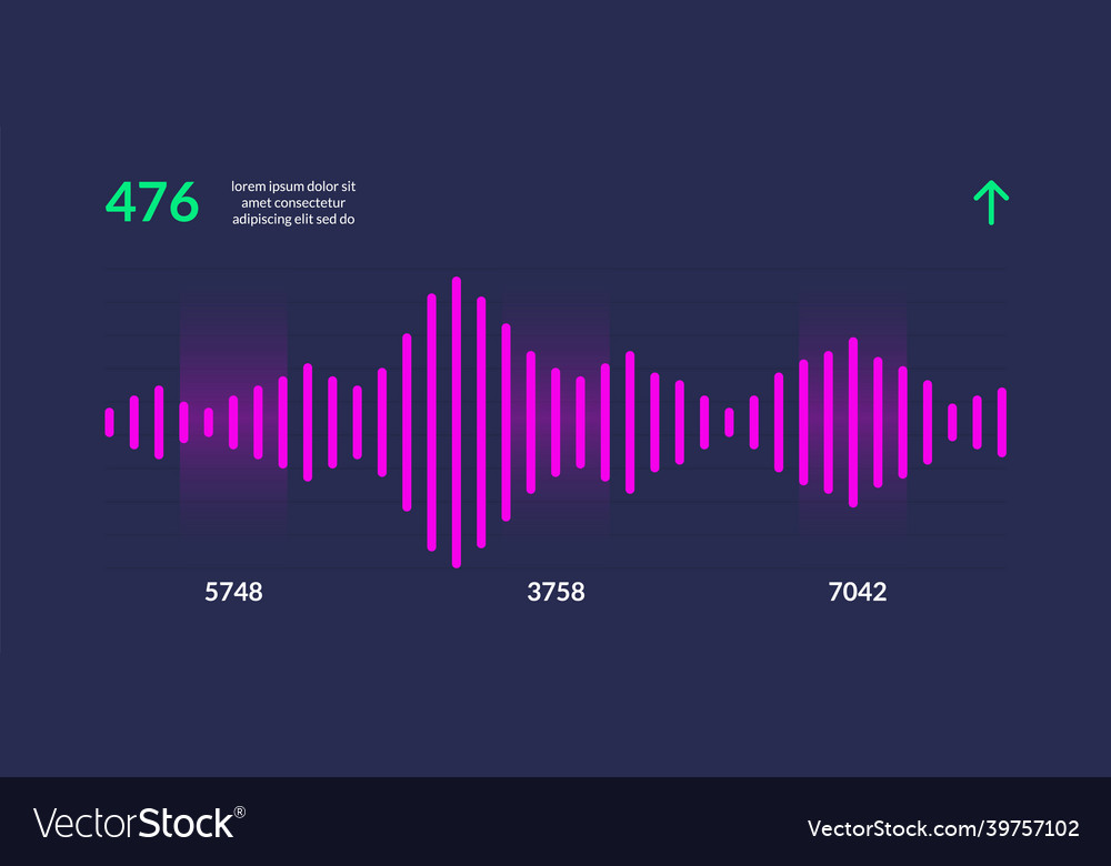 Technology chart infographic admin data app vector image Technology chart infographic admin data app