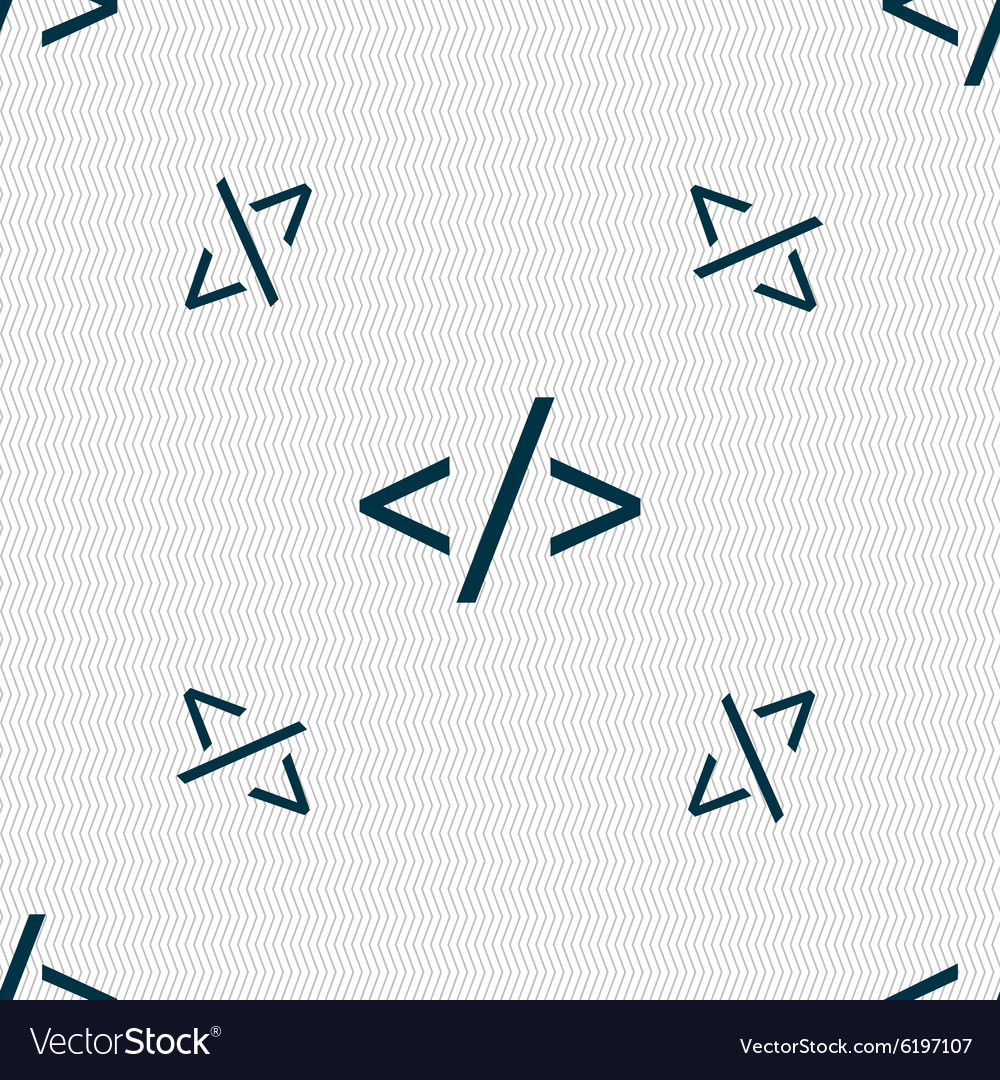 Code sign icon programming language symbol