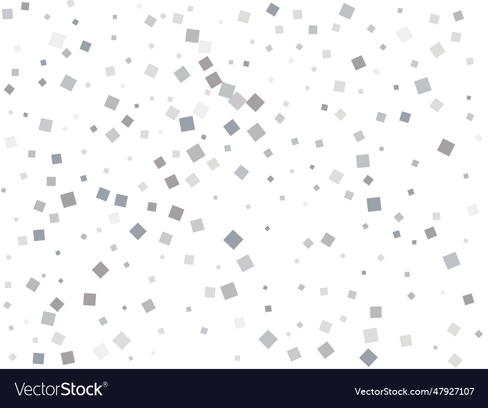 Geschlecht neutral silber Quadrat confetti