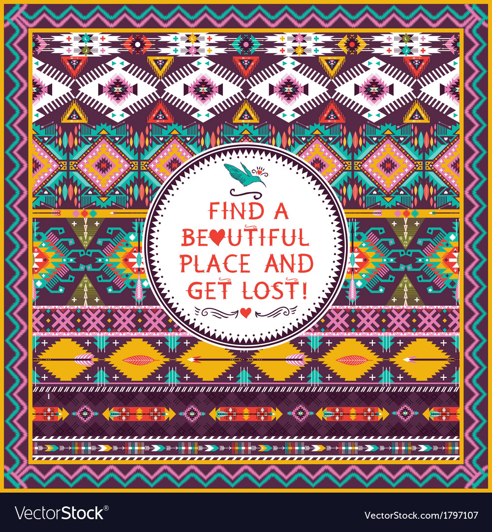 Intricate Aztec Pattern
