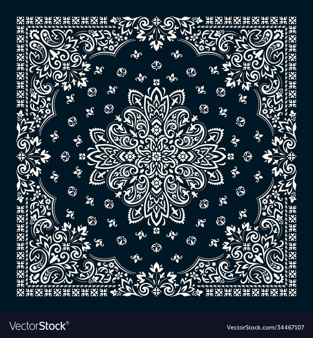 Paisley Bandana Print