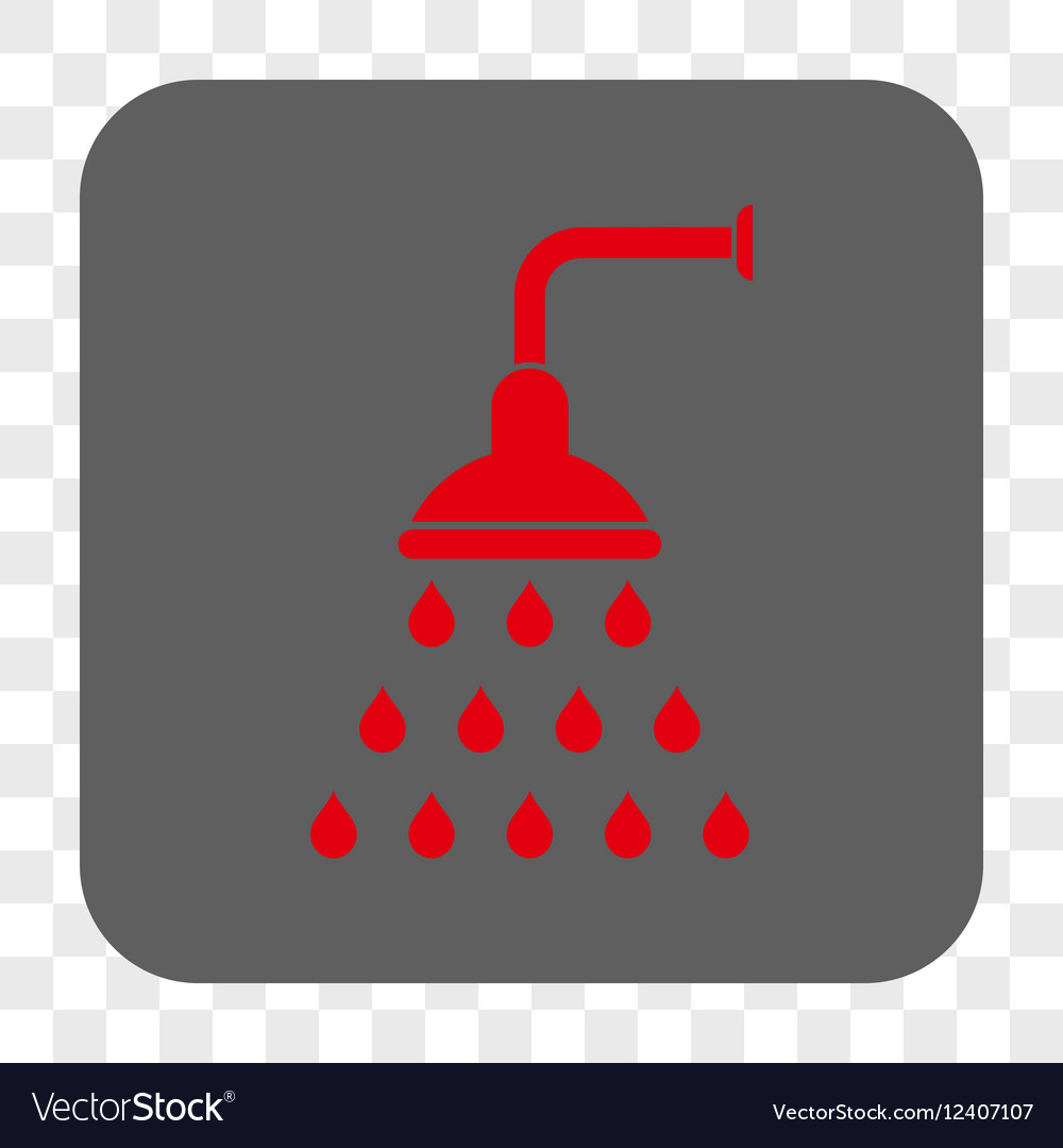 Shower rounded square button