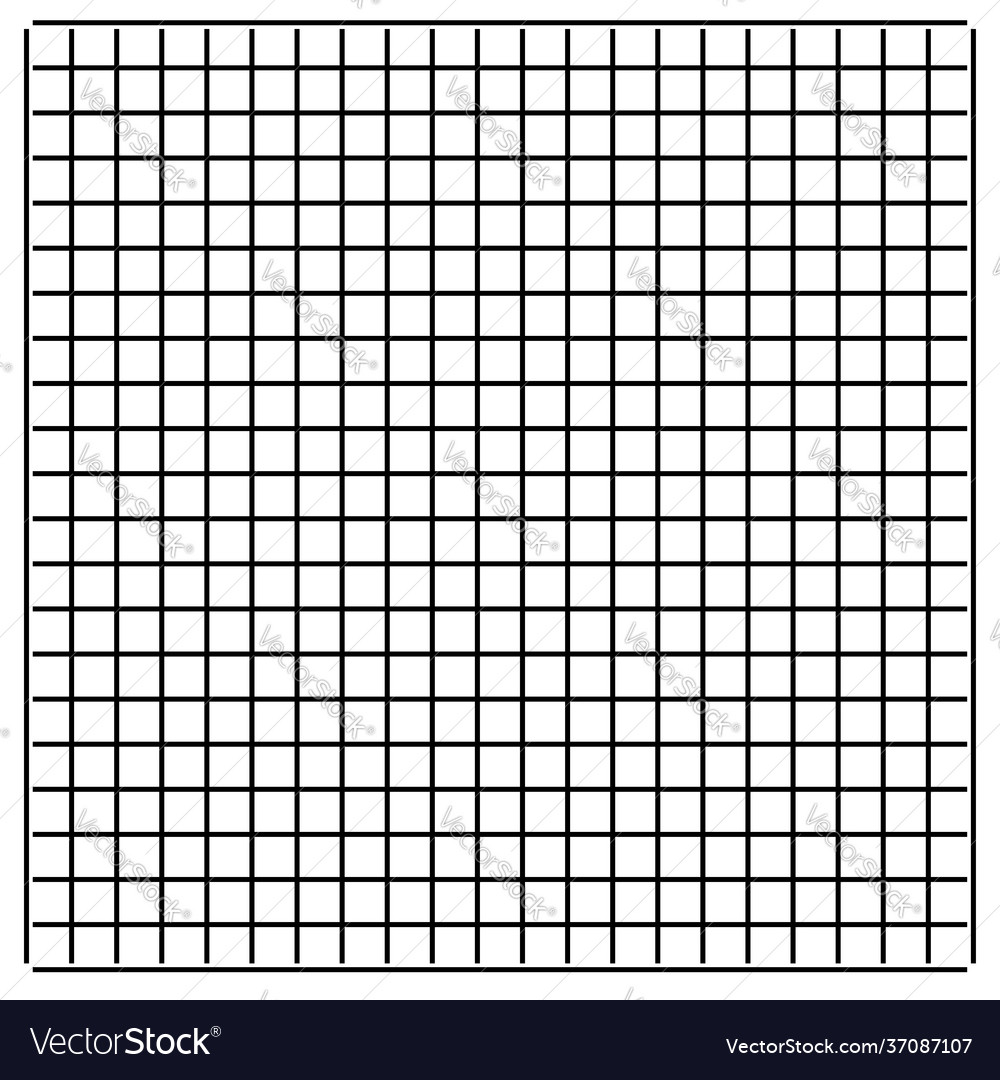 Squares grid mesh grating trellis vector image Squares grid mesh grating trellis