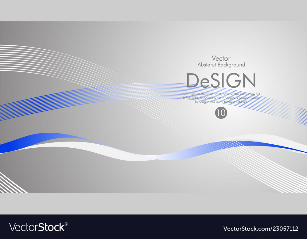 Abstract background color flow waved lines stock