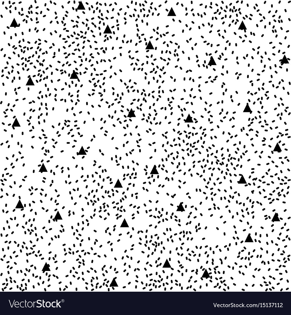 Abstract pattern background with black triangles