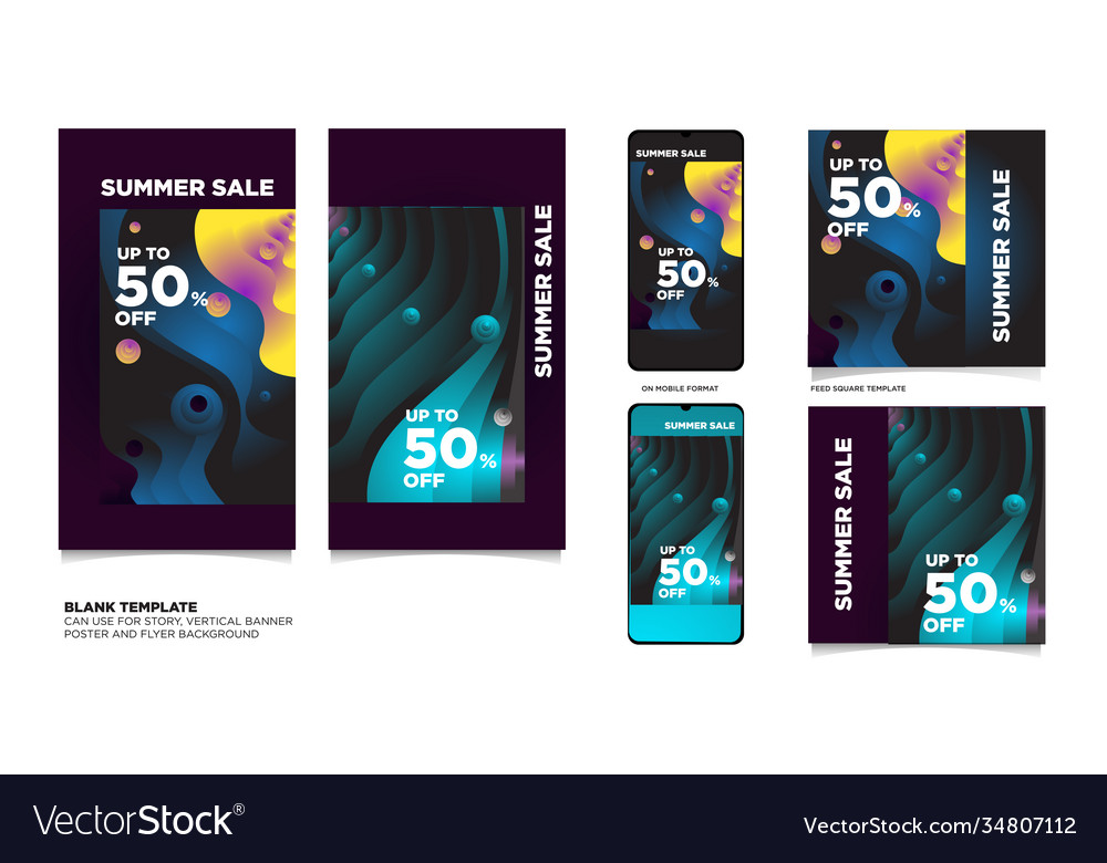 Colorful abstract fluid gradient pattern vector image Colorful abstract fluid gradient pattern