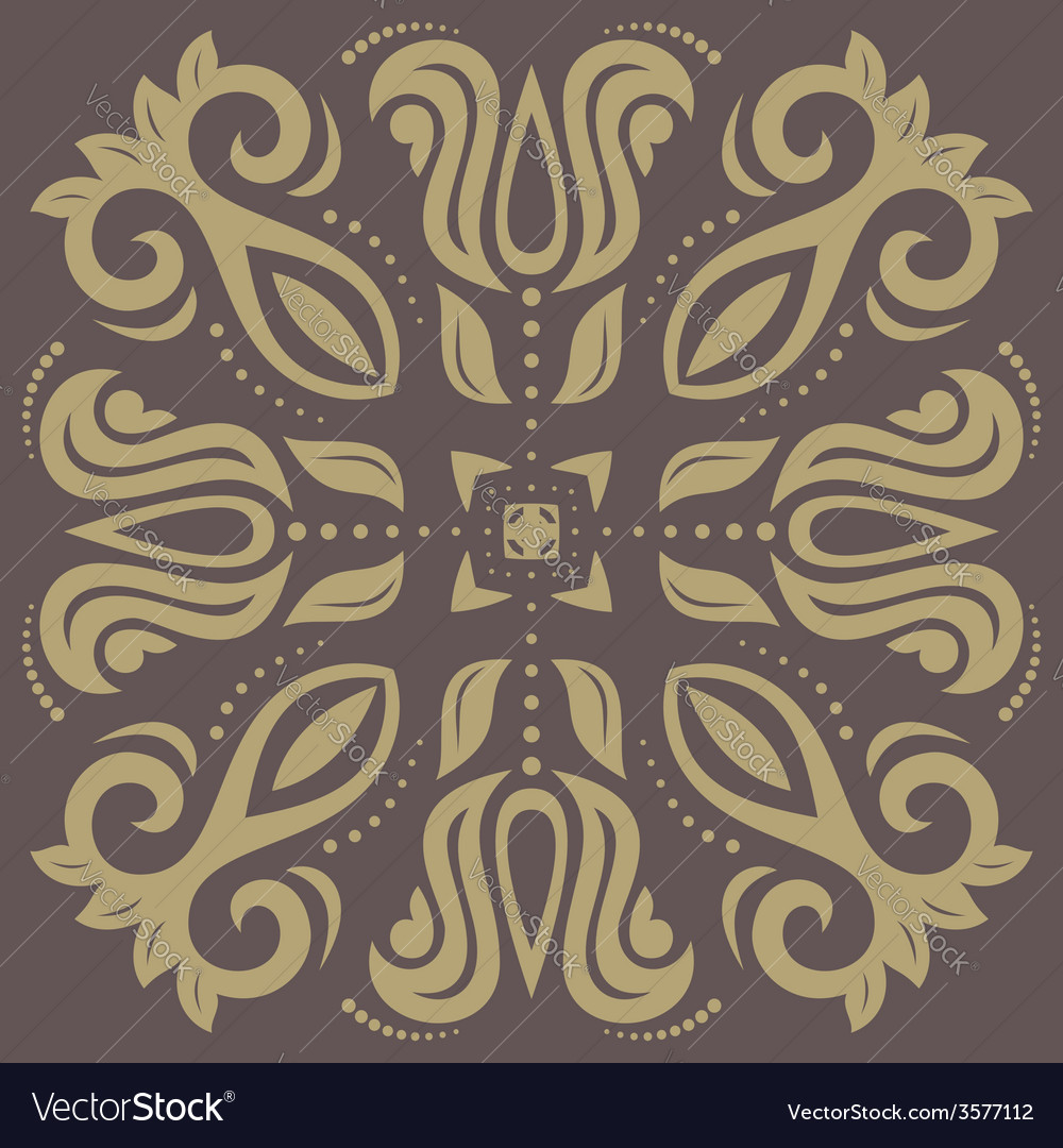 Damask pattern orient background