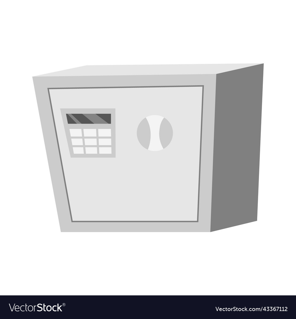 Safe box semi flat color object