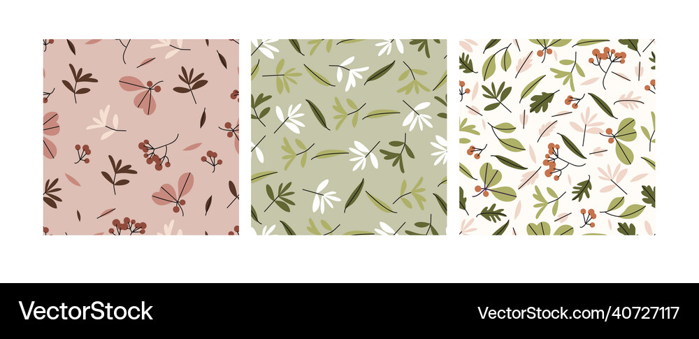 Autumn seamless pattern Royalty Free Vector Image