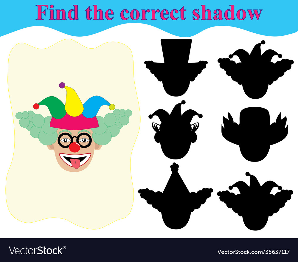 Clown Shadow Matching Game