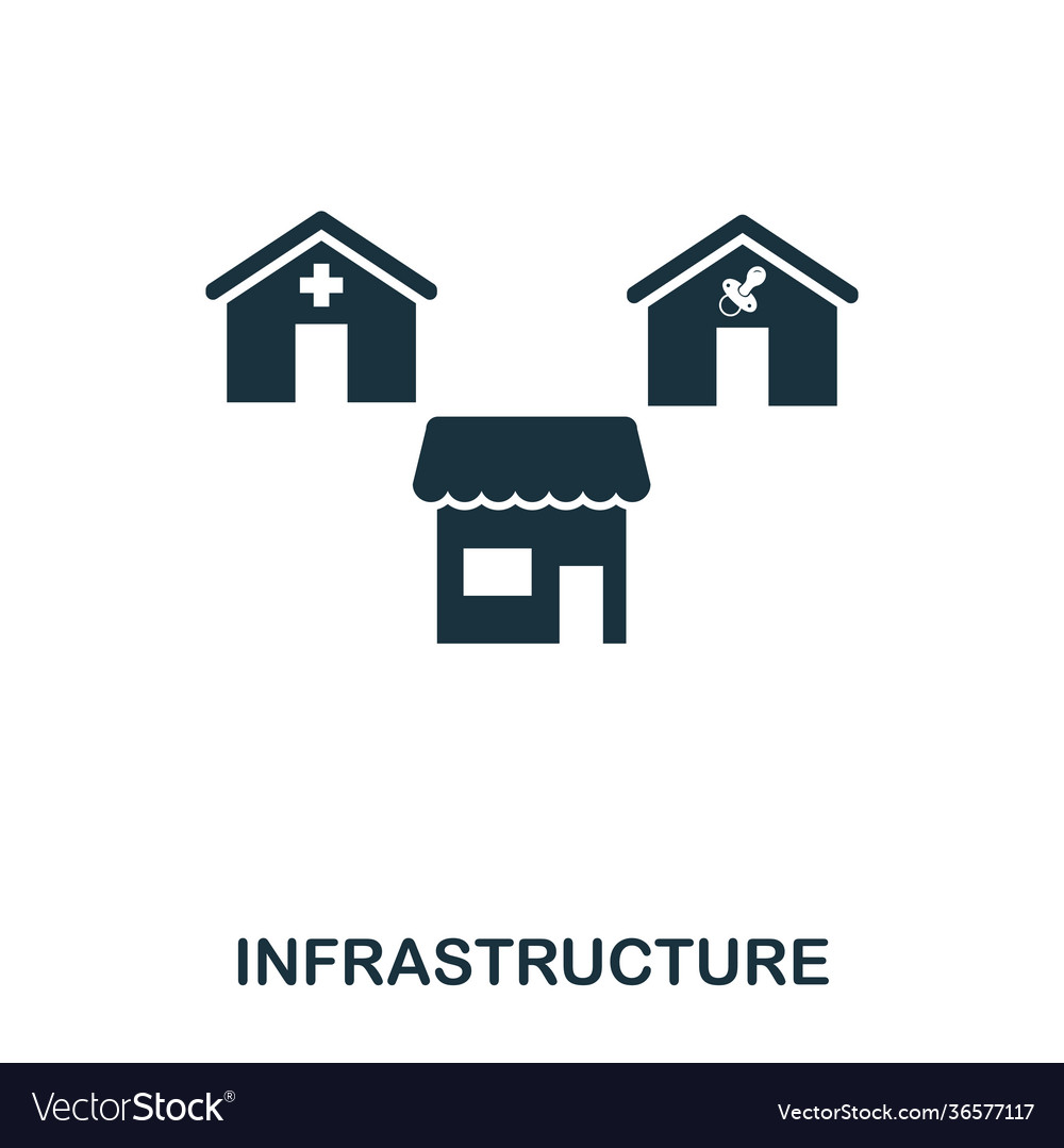 Infrastructure creative icon simple element
