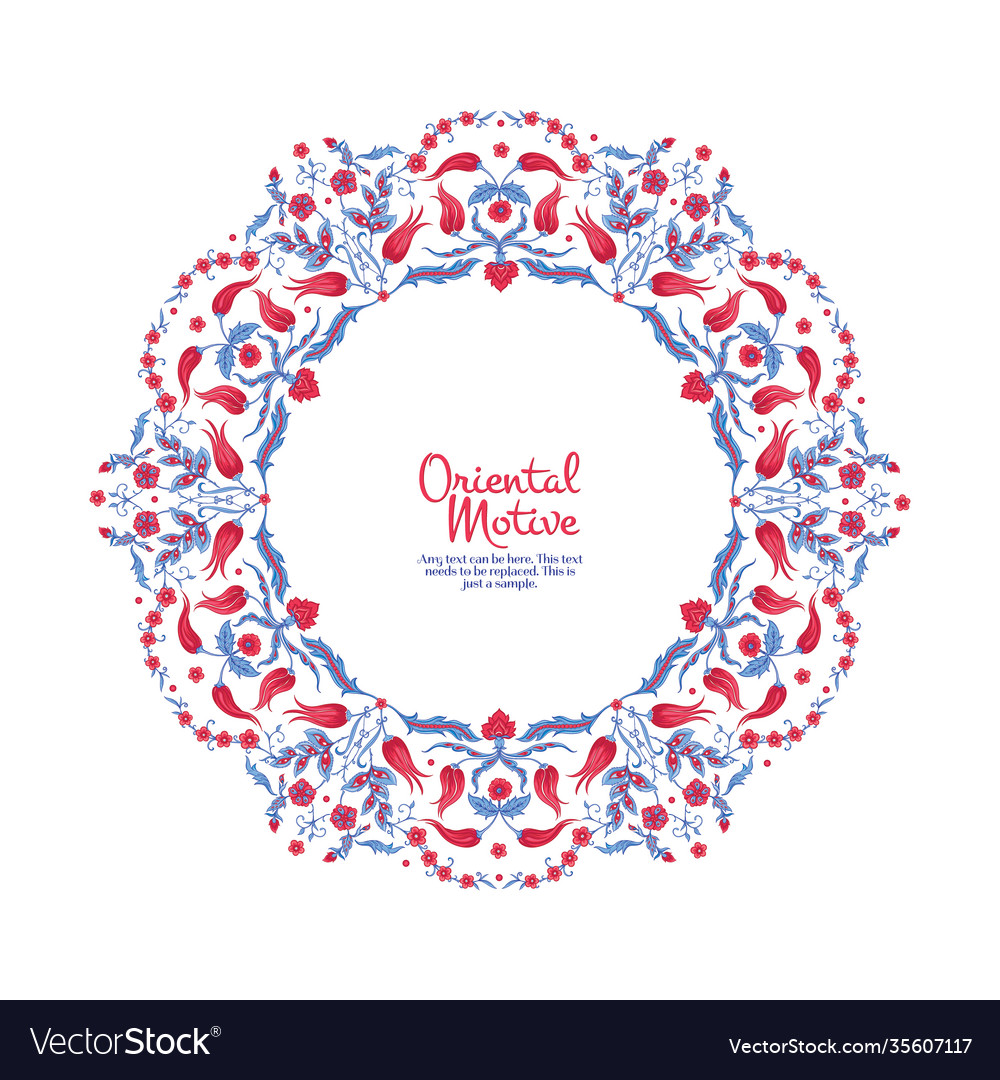 Traditionelle Blumenmandalen vector image Traditionelle Blumenmandalen