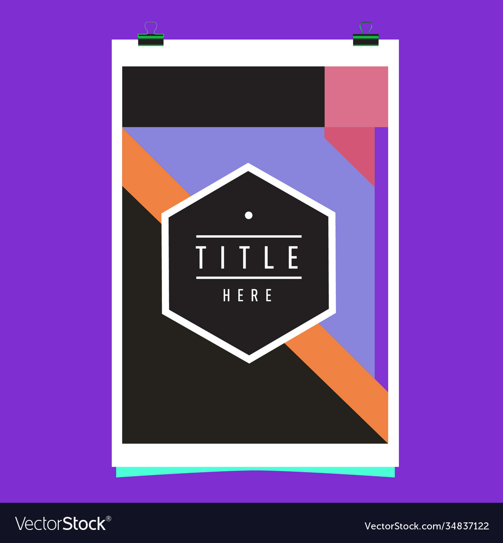 Abstract colorful geometric pattern background vector image Abstract colorful geometric pattern background